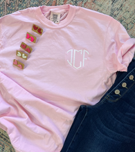 Heart Monogram Comfort Colors Tee
