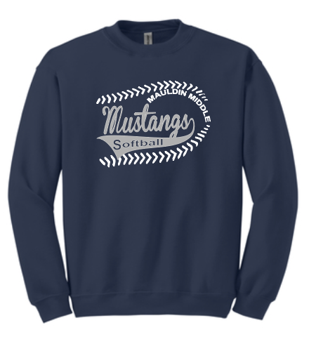Mauldin Softball Crewneck Sweatshirt