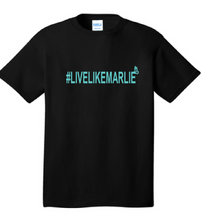 Live Like Marlie Simple Black Tee