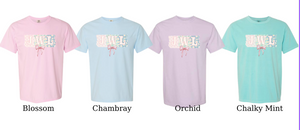 JWL Floral Comfort Colors Tee