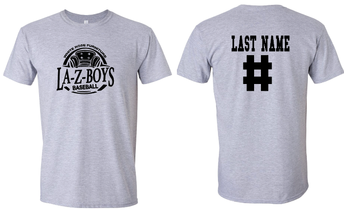 LA-Z-BOYZ BASEBALL PARENT TEE