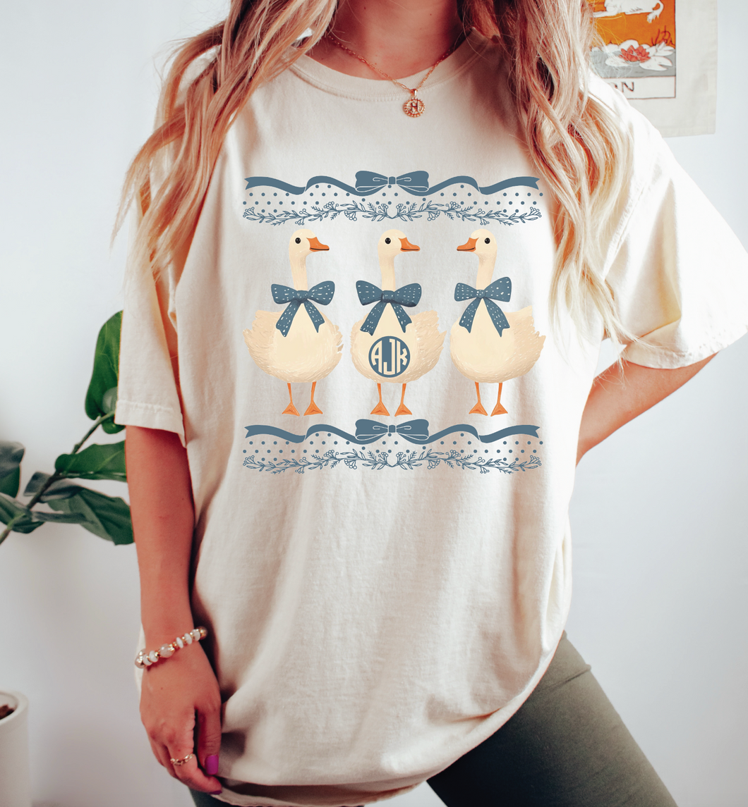 Vintage Goose Monogram Tee