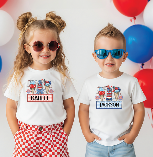 Patriotic Ice Cream Tee