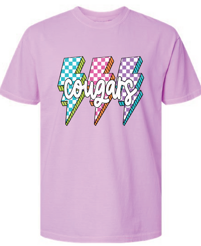 Cougars Neon Orchid Tee
