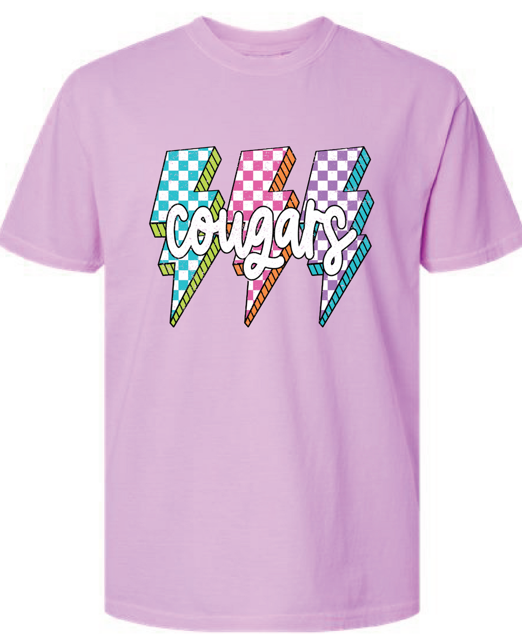 Cougars Neon Orchid Tee