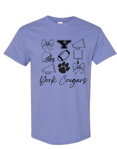 YMS Cheer Short Sleeve Tee