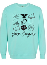 YMS Cheer Comfort Colors Crewneck