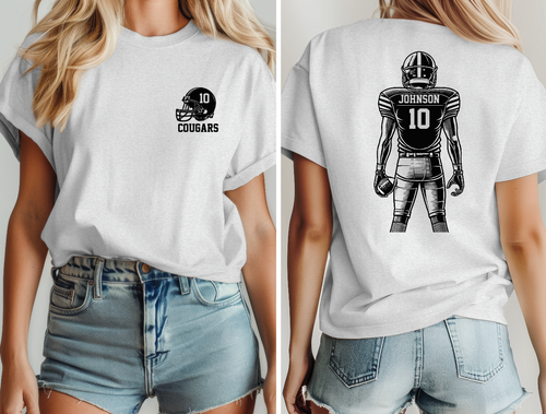 Custom Football Fan Tee