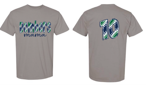 Bombers Baseball Doodle Letter Tee