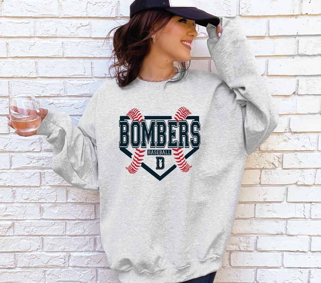 Bombers Baseball Home Run Crewneck