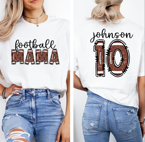 Custom Football Tee