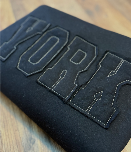 Custom Raggy Applique Sweatshirt