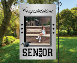 Senior 2026 Garden Flag