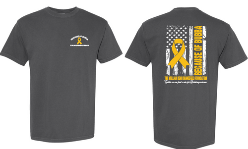 Because of Bubba Comfort Colors Tee