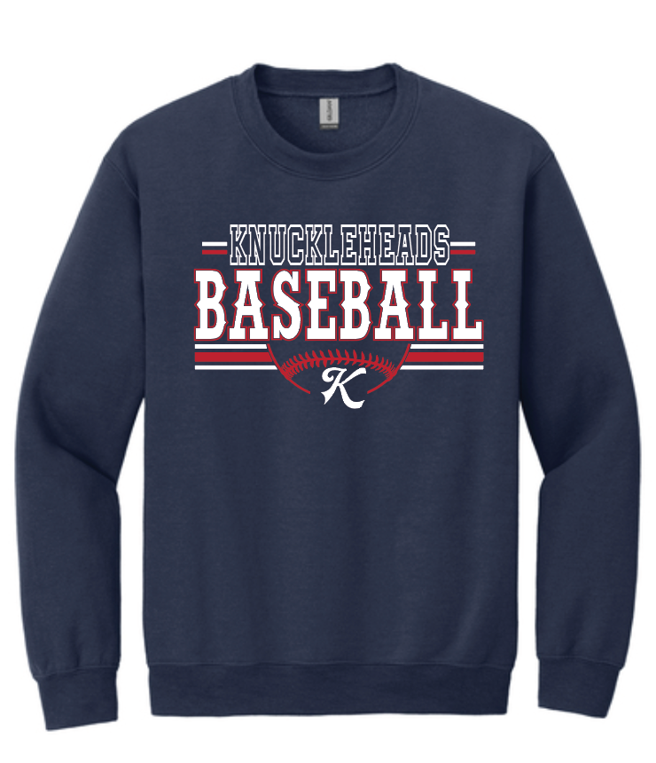 Knuckleheads Baseball Tee or Crewneck