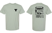 YCHS Doodle Comfort Colors Tee- Teacher Cadet