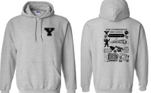 YCHS Doodle Hooded Sweatshirt- Teacher Cadet