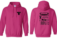 YCHS Doodle Hooded Sweatshirt- Teacher Cadet