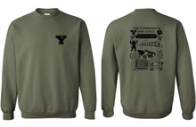 YCHS Doodle Crewneck Sweatshirt- Teacher Cadet