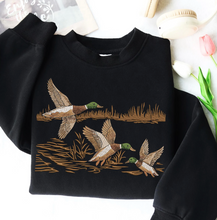 Embroidered Mallard Duck Crewneck