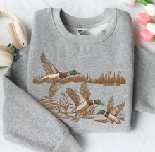 Embroidered Mallard Duck Crewneck