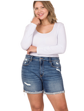 Zenana Cuffed Hem Shorts