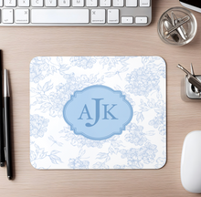 Floral Monogram Mouse Pad