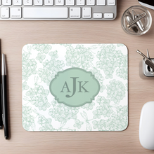 Floral Monogram Mouse Pad