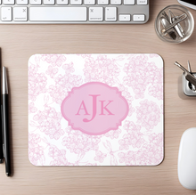 Floral Monogram Mouse Pad