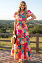 Tropical Floral Maxi Dress