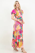 Tropical Floral Maxi Dress