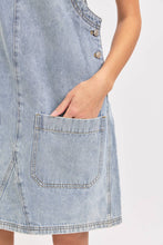 Denim Overall Mini Dress