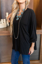 Soft Relaxed Draped Top