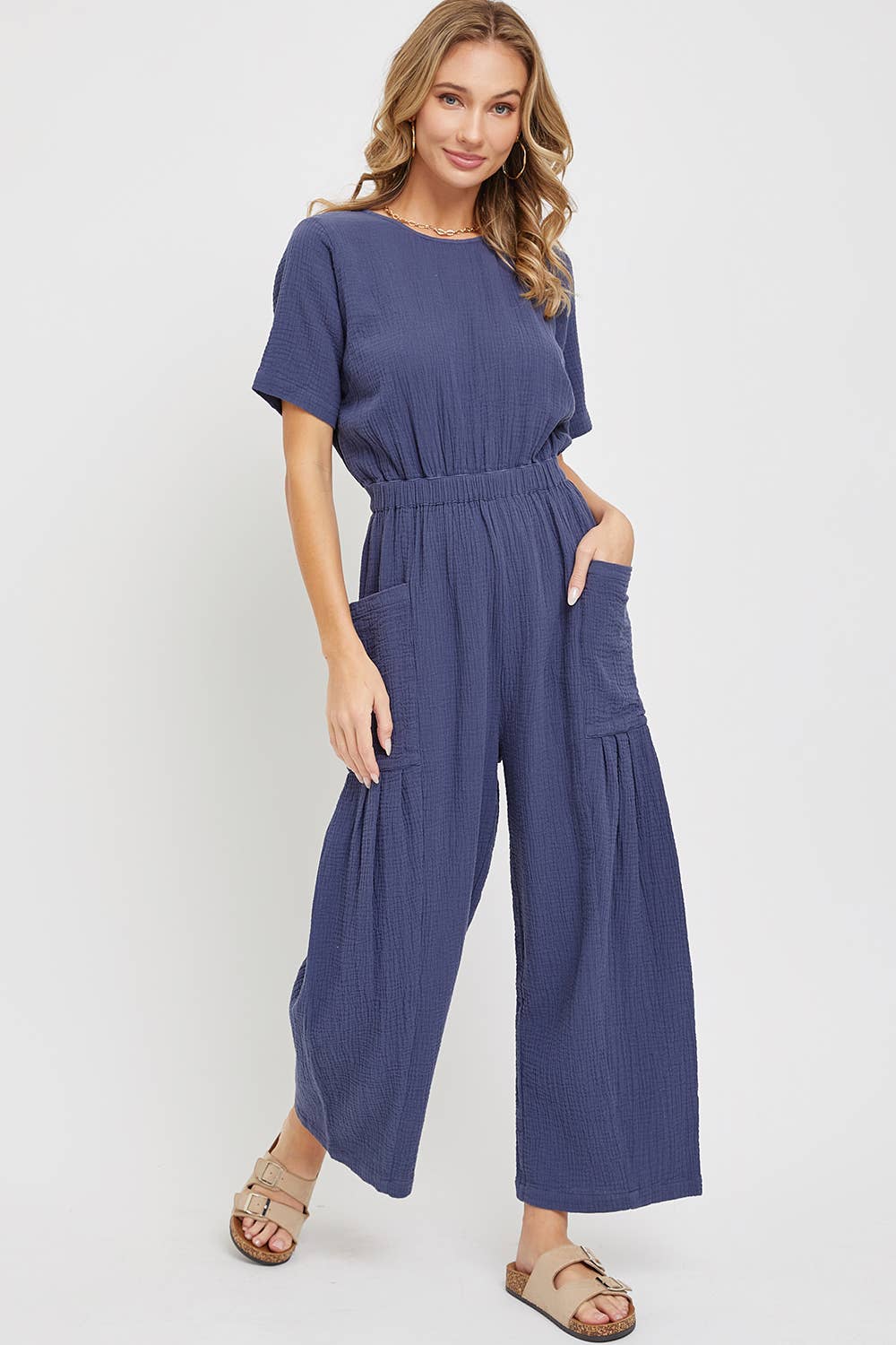 ONE-PIECE WIDE-LEG  JUMPSUIT