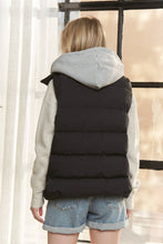 Snap Button Hoodie Jacket