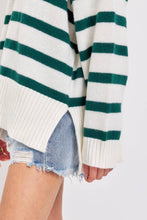 STRIPED PULLOVER OVERSIZE  SWEATER