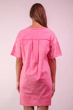 Mineral Washed Knit Oversized Mini Dress