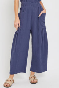 ONE-PIECE WIDE-LEG  JUMPSUIT