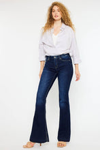 KANCAN - Mid Rise Flare Dark Stonewash
