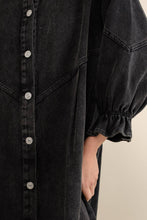 Washed Denim Shirt Dress