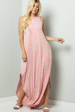 STRIPE CAMI MAXI JERSEY DRESS