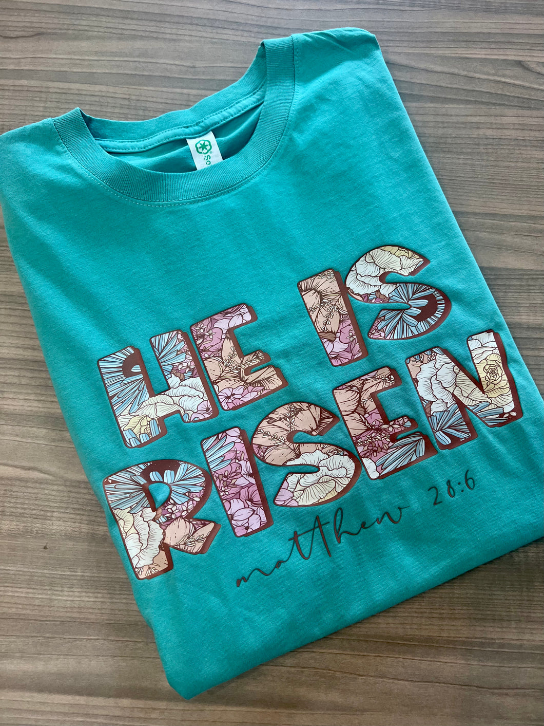 He Is Risen graphic tee
