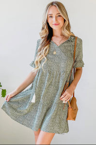 Ruffle Hem Dress