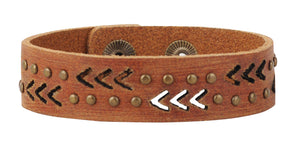 Arrow Cuff Leather Bracelet