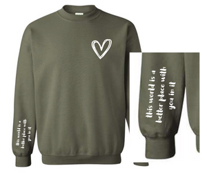 Affirmation Sweatshirts