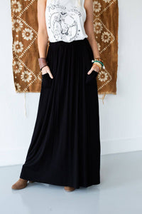 The Perfect Pocketed Maxi Skirt
