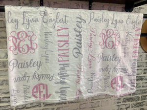 Personalized Baby Blanket  How To Sublimate A Baby Blanket