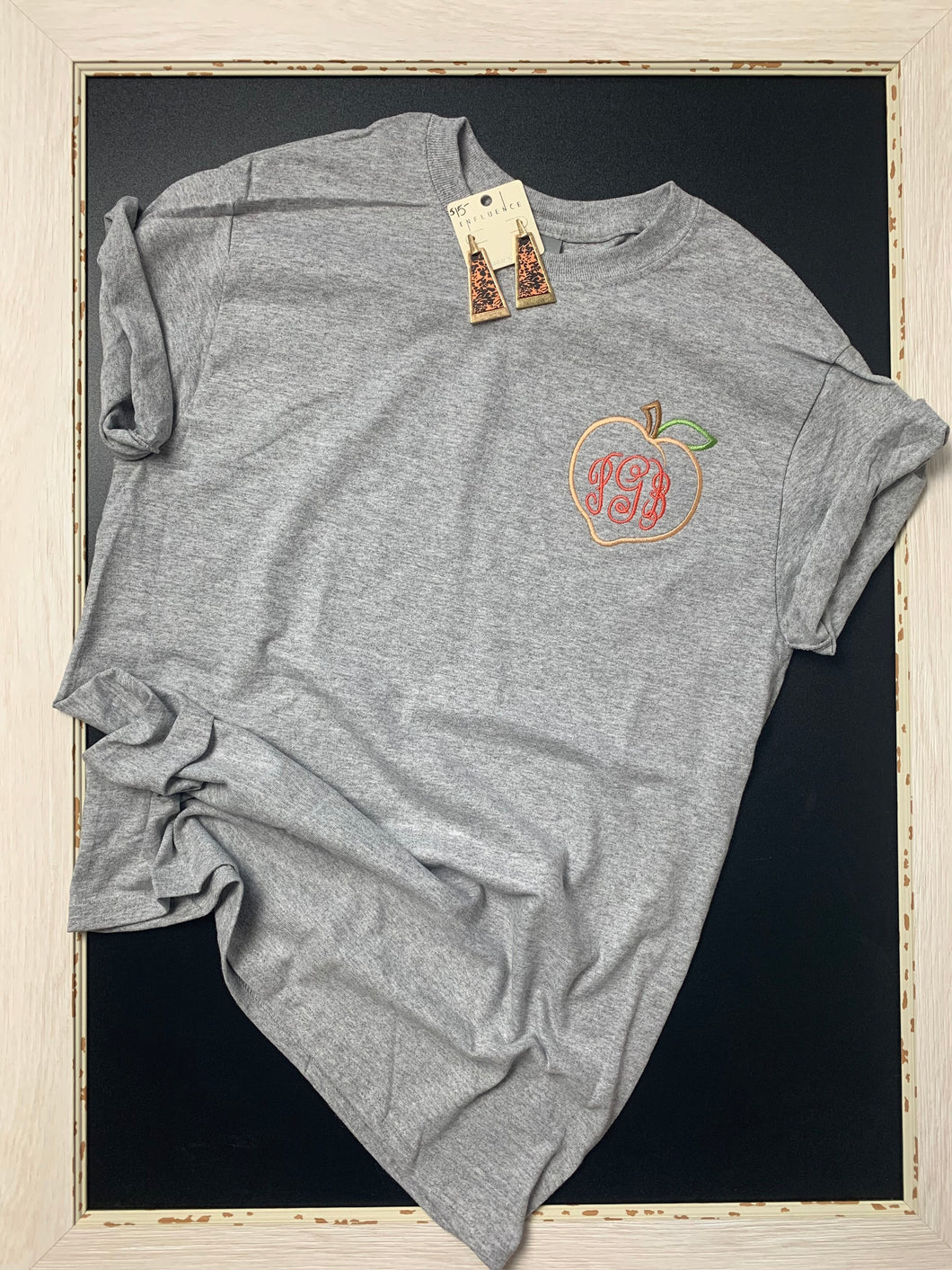 Just Peachy Monogram Tee