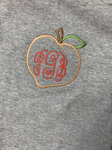 Just Peachy Monogram Tee