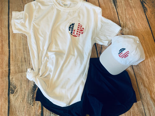 American Monogram Tee